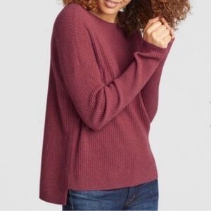 Eileen Fisher Cashmere Ribbed Sweater